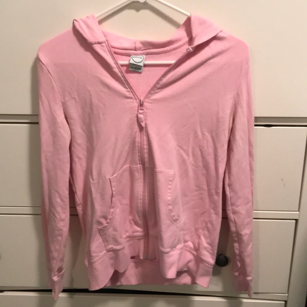 Pink zip up
